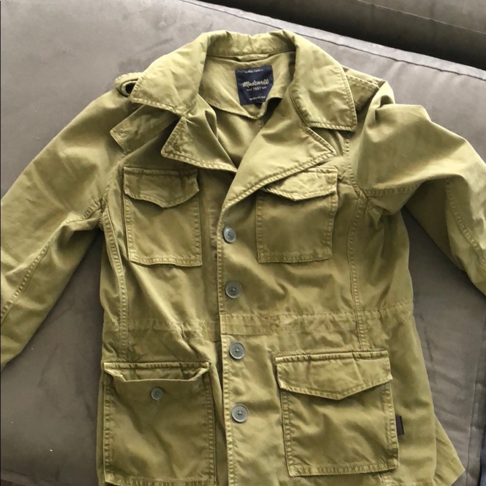 Madewell Green Utility Cargo Jacket